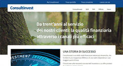 Desktop Screenshot of consultinvest.it