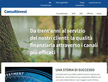 Tablet Screenshot of consultinvest.it